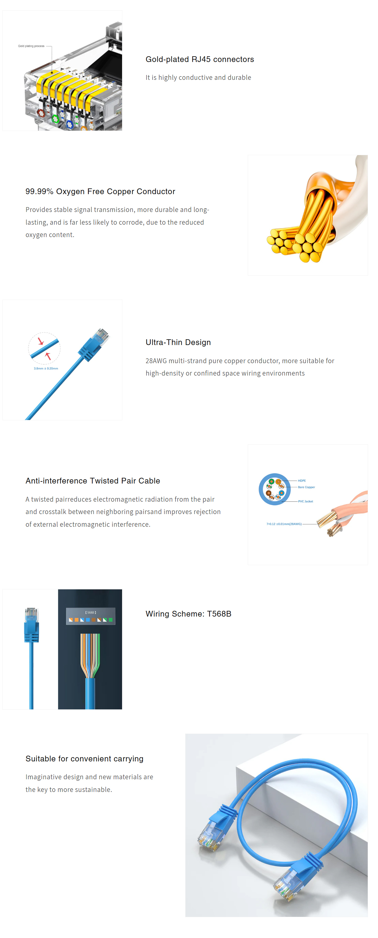 Network-Cables-Cruxtec-Ultra-Thin-CAT6A-U-UTP-Ethernet-Cable-Blue-0-3m-RF6A-003-BL-1