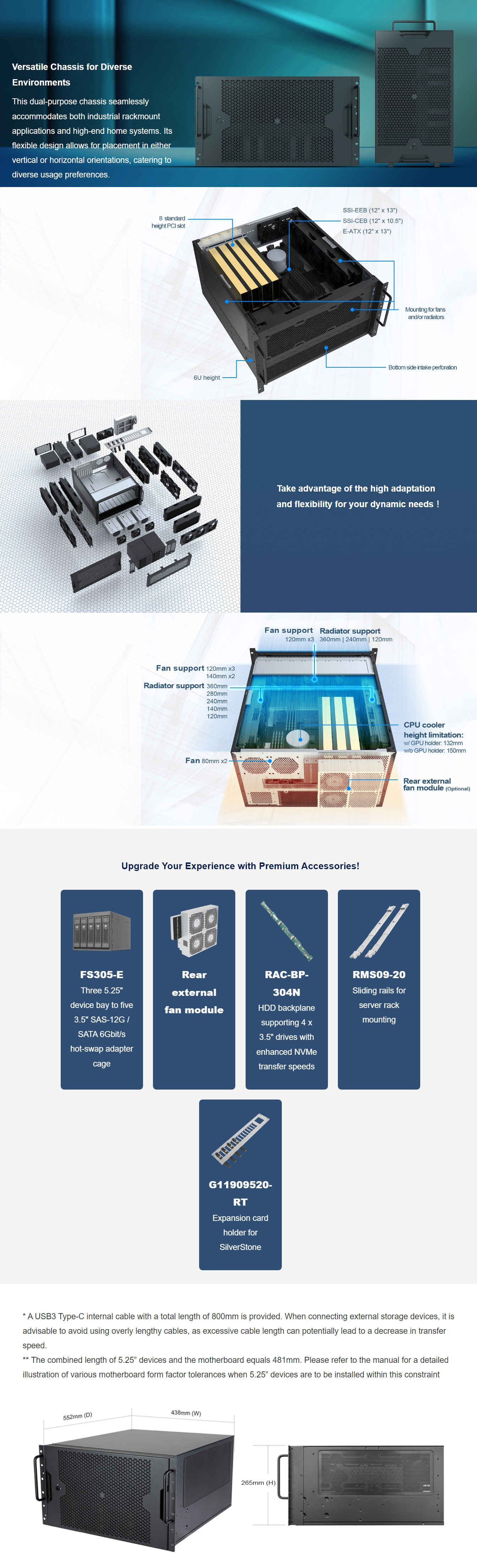 Server-Cases-SilverStone-6U-Rackmount-Chassis-SST-RM600-1