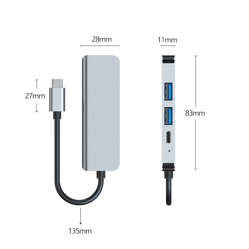 USB-Hubs-SEEDREAM-4-In-1-Type-C-HUB-Dock-OTG-To-USB-3-0-HD-Port-HUB-Adapter-87W-PD-Charging-For-Laptop-Android-IOS-Phone-Macbook-Using-14