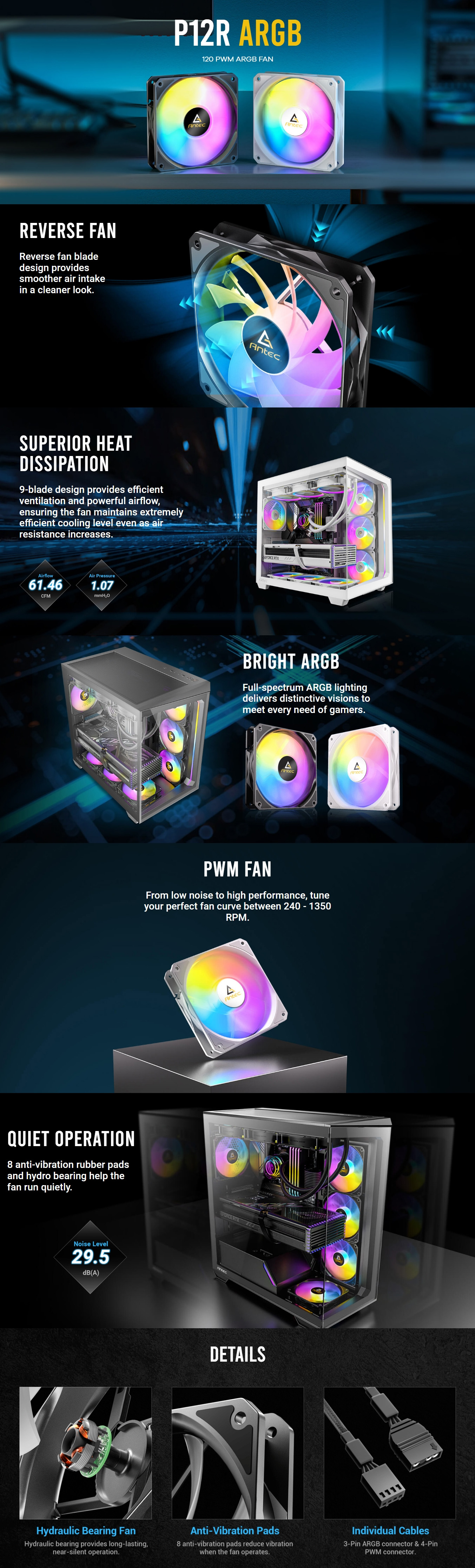120mm-Case-Fans-Antec-P12R-PWM-ARGB-120mm-Fan-P12R-PWM-ARGB-1