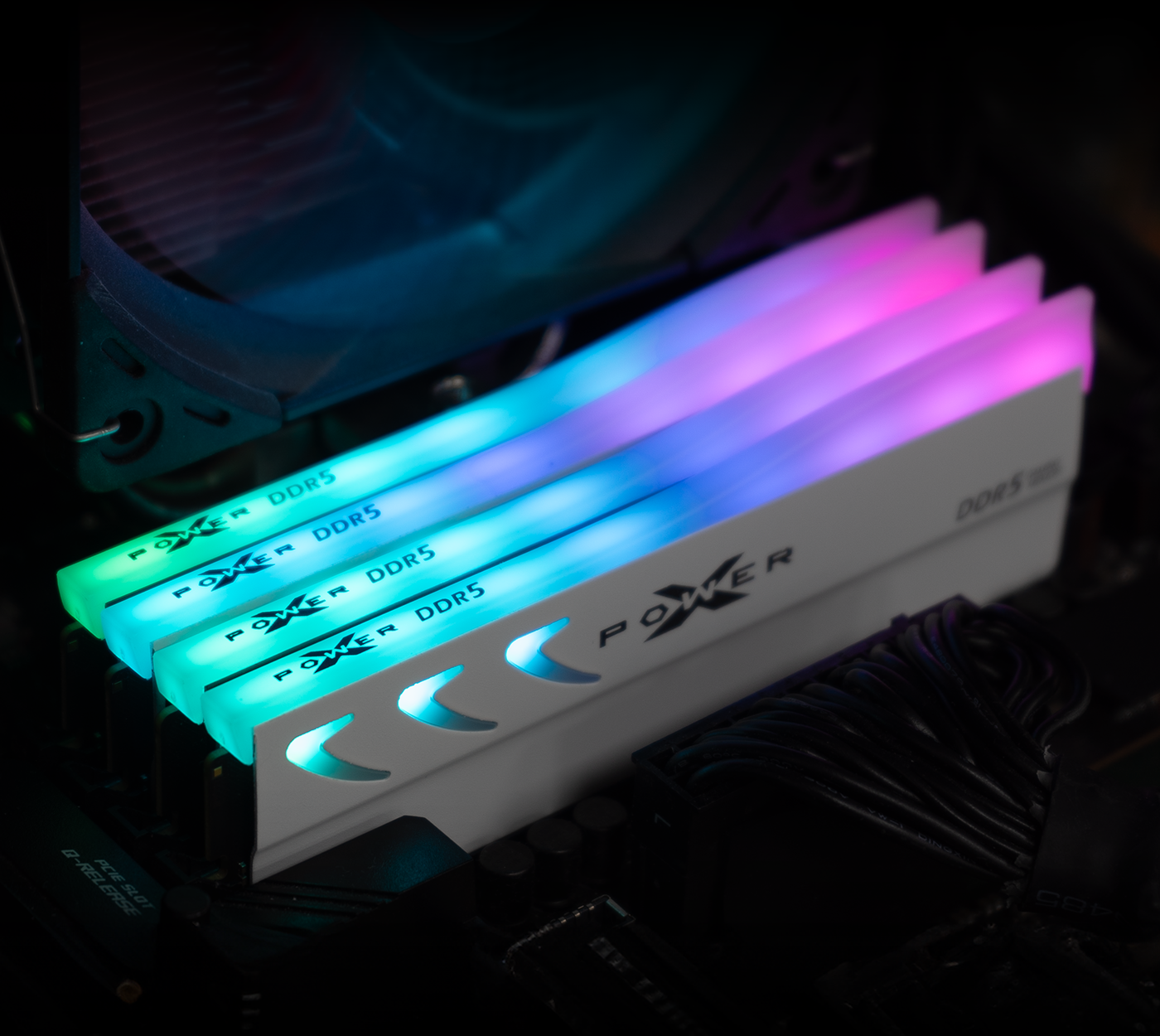 DDR5-RAM-SP-Silicon-Power-XPOWER-STORM-RGB-DDR5-64GB-2x32GB-6400MHz-Gaming-Memory-Supports-Intel-XMP-AMD-EXPO-CL32-UDIMM-Desktop-PC-Computer-RAM-Memory-White-10