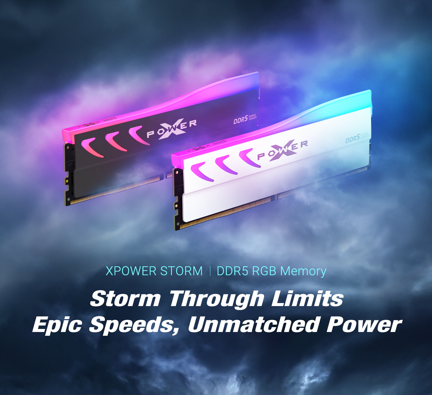 DDR5-RAM-SP-Silicon-Power-XPOWER-STORM-RGB-DDR5-64GB-2x32GB-6400MHz-Gaming-Memory-Supports-Intel-XMP-AMD-EXPO-CL32-UDIMM-Desktop-PC-Computer-RAM-Memory-White-8