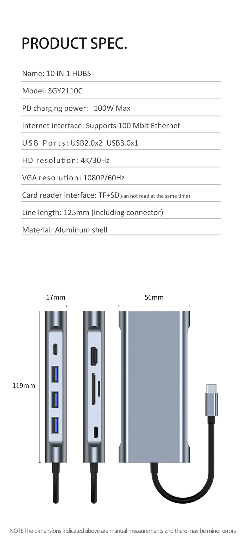 USB-Hubs-10-In-1-Hubs-4K-HDMI-Compatible-USB-C-USB-C-Type-C-To-USB-4K-HDTV-VGA-RJ45-Audio-TF-SD-Hub-Adapter-Docking-Station-8