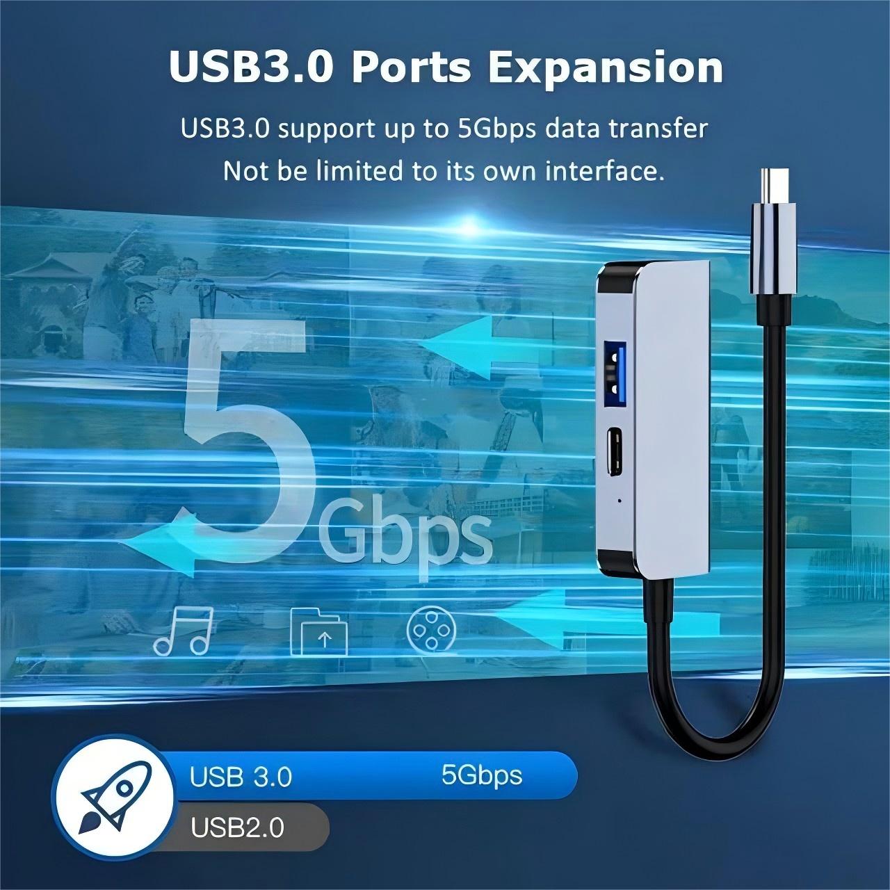 USB-Hubs-3-in-1-Multi-Functional-Hubs-Adapter-PD-87W-Fast-Charging-USB3-0-HDMI4K-30Hz-Hubs-for-Notebook-Monitor-5