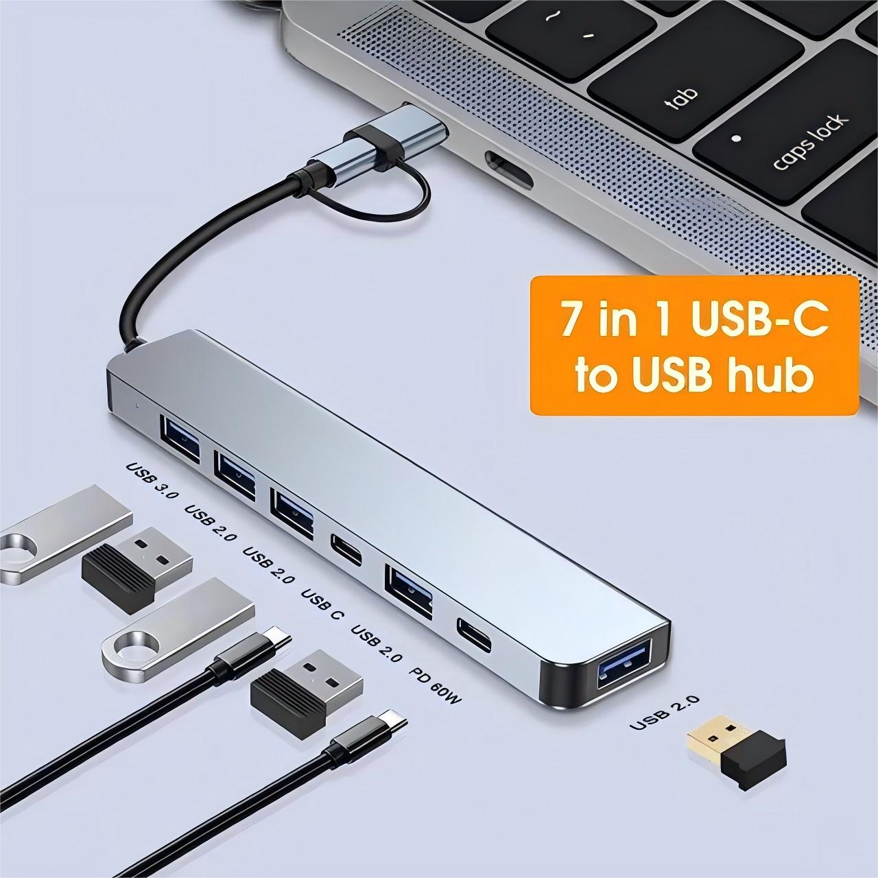 USB-Hubs-7-in-1-Multi-Functional-Hubs-Adapter-with-135mm-USB-Extended-USB-3-0-Ports-USB-Splitter-for-Keyboard-Mouse-Flash-Drive-11