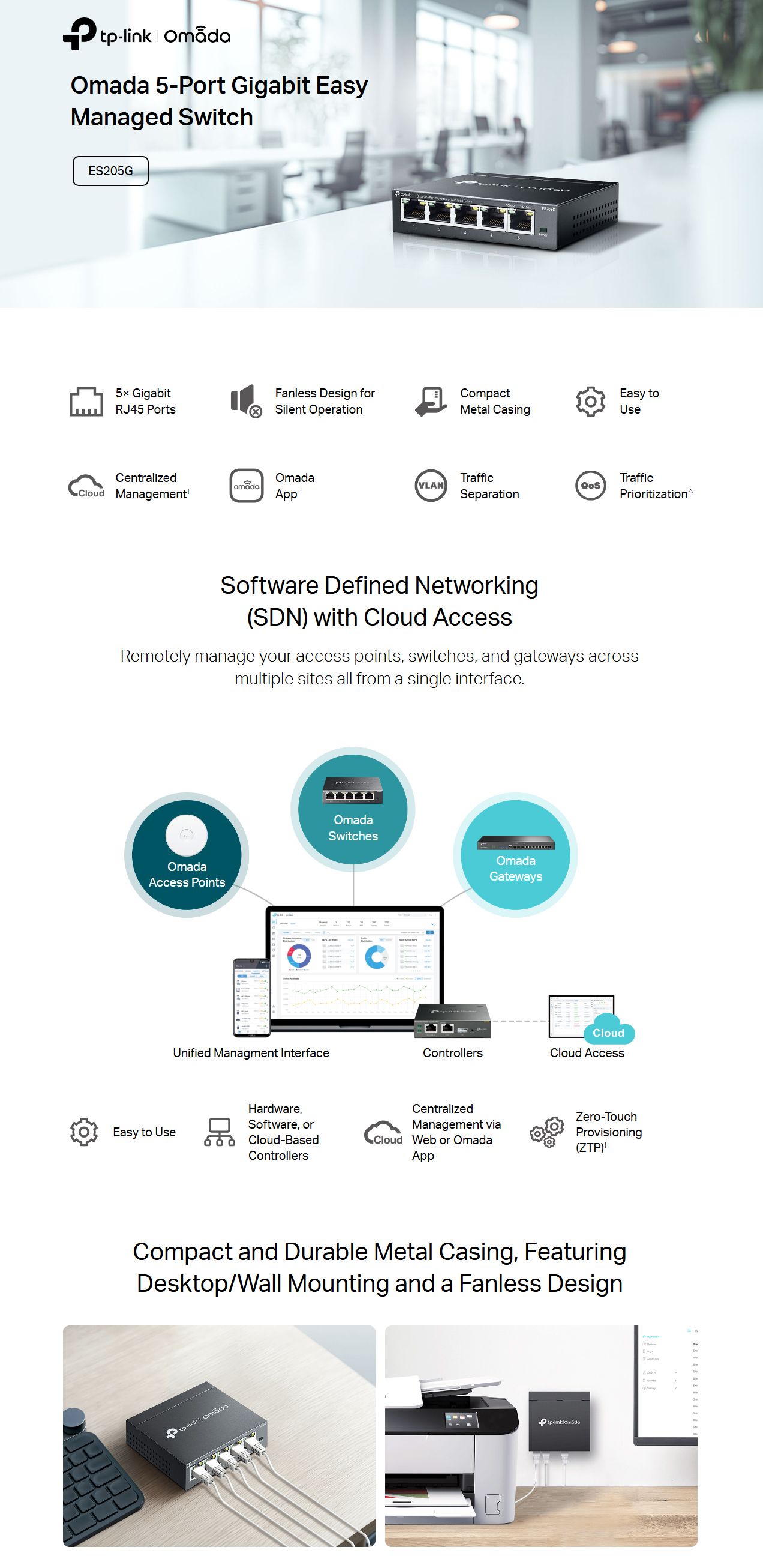 Switches-TP-Link-Omada-5-Port-Gigabit-Easy-Managed-Switch-ES205G-1