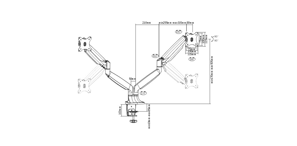 Monitor-Accessories-Brateck-Aluminum-Counterbalanced-Dual-Monitor-Arm-LDT10-C024-1