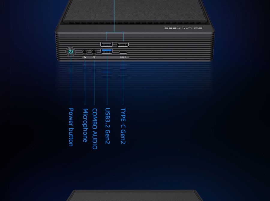 Office-Home-Mini-PC-Gamemax-Mini-PC-PN61-W6-Barbone-Chassis-H610MB-D80-Cooler-ADP150W-Adaptor-Intel-M2-AX210-Wifi-6G-BT5-3-w-o-CPU-DDR-SSD-27