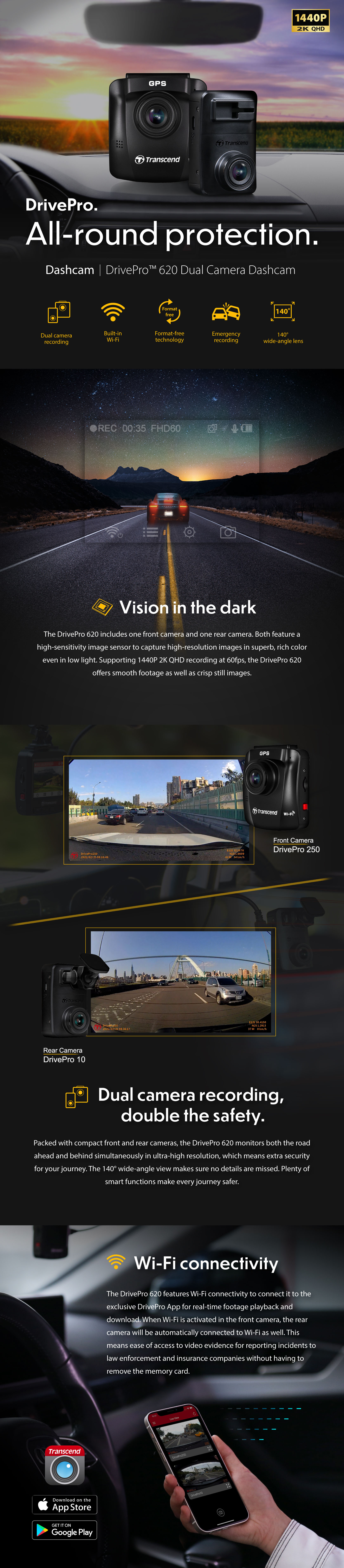 Dash-Cams-Transcend-64GX2-2K-QHD-Dual-Camera-Dash-Cam-TS-DP620A-64G-1