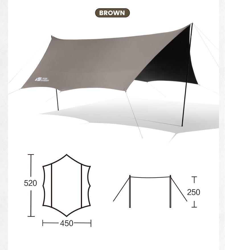 Tent-Mat-MOBI-GARDEN-JT-410-TARP-BROWN-Vinyl-20