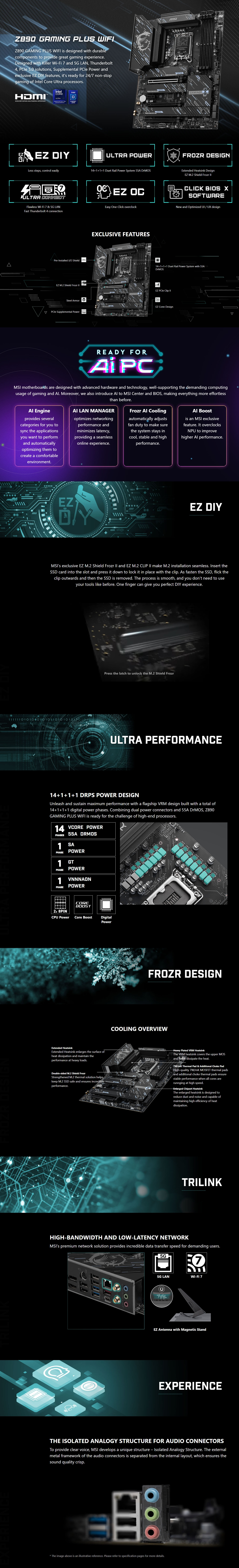 Intel-LGA-1851-MSI-Z890-Gaming-Plus-WIFI-LGA-1851-ATX-Motherboard-Z890-GAMING-PLUS-WIFI-1