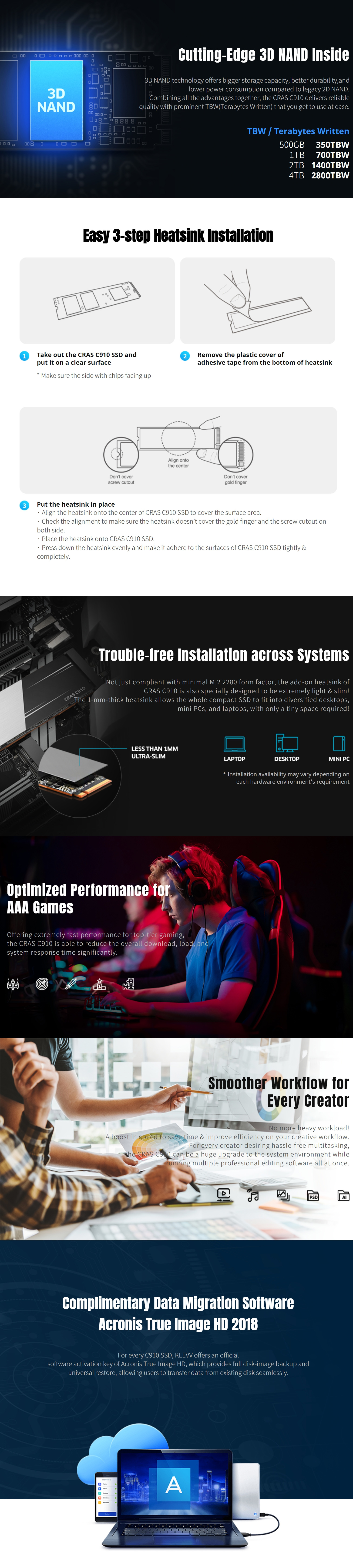 SSD-Hard-Drives-KLEVV-1TB-CRAS-C910-K01TBM2SP0-C91-PCIe-4-0-NVMe-M-2-2280-SSD-2