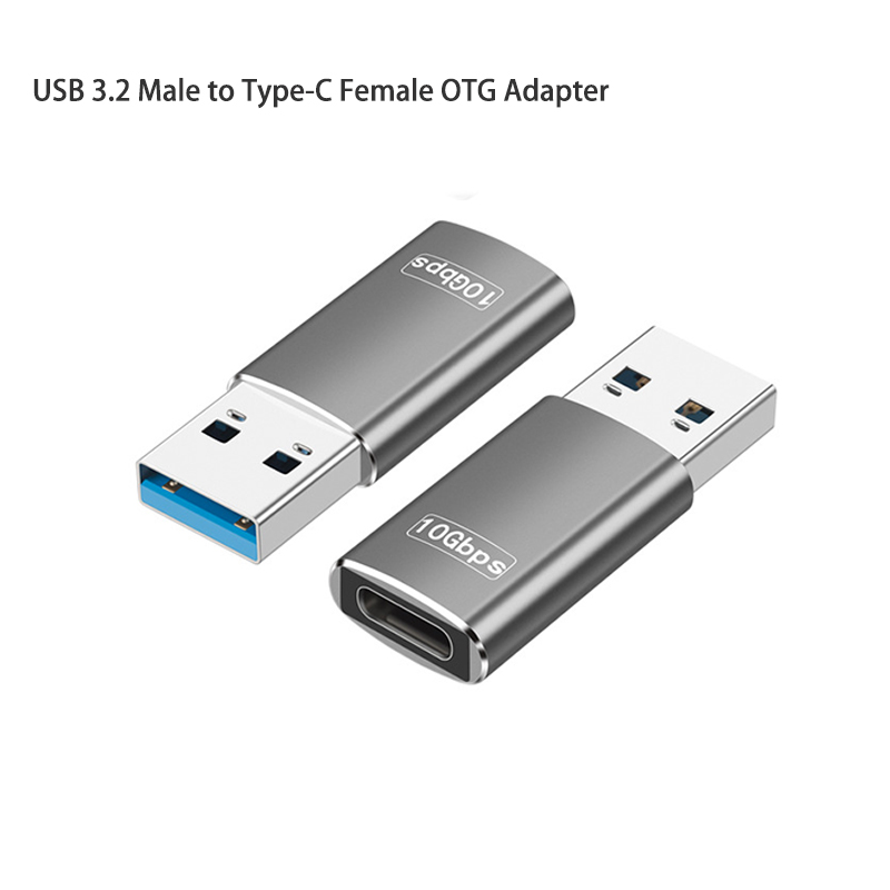 USB-Cables-USB3-2-Gen2-USB-A-Male-to-USB-C-female-Adapter-10Gbps-USB-A-to-C-Converter-with-VL162-Chip-Gray-1pc-13