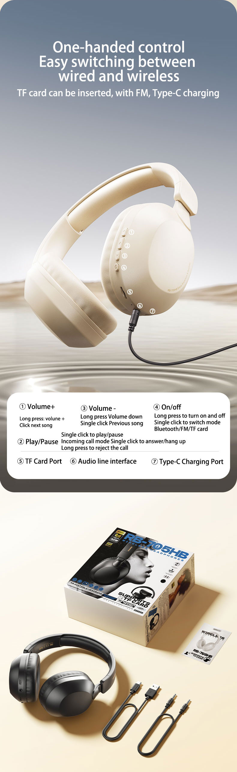 Bluetooth-5-4-Headphones-ENC-Call-Noise-Canceling-with-Over-Ear-Wireless-Headset-Foldable-with-120H-Playback-Stereo-Bass-White-19