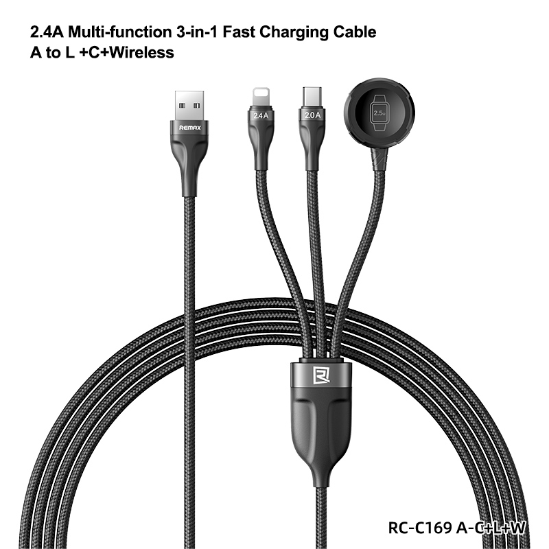 Mobile-Phone-Accessories-Multi-Charging-Cable-for-Apple-Watch-Charger-Magnetic-Wireless-iWatch-Charger-Nylon-Braided-USB-C-Lightning-Micro-Compatible-with-iWatch-Series-10