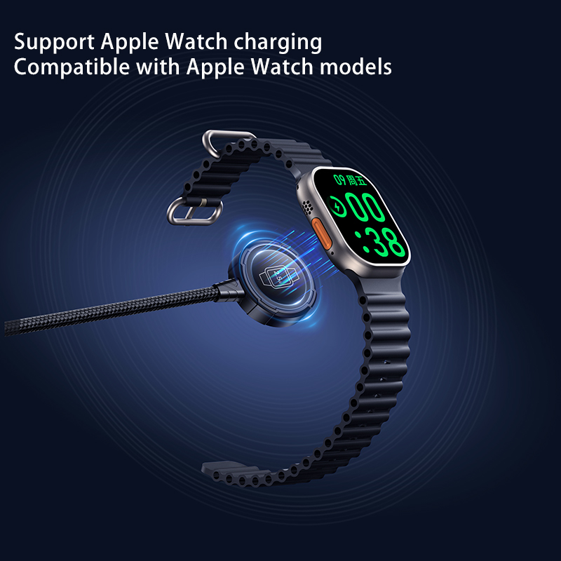 Mobile-Phone-Accessories-Multi-Charging-Cable-for-Apple-Watch-Charger-Magnetic-Wireless-iWatch-Charger-Nylon-Braided-USB-C-Lightning-Micro-Compatible-with-iWatch-Series-12