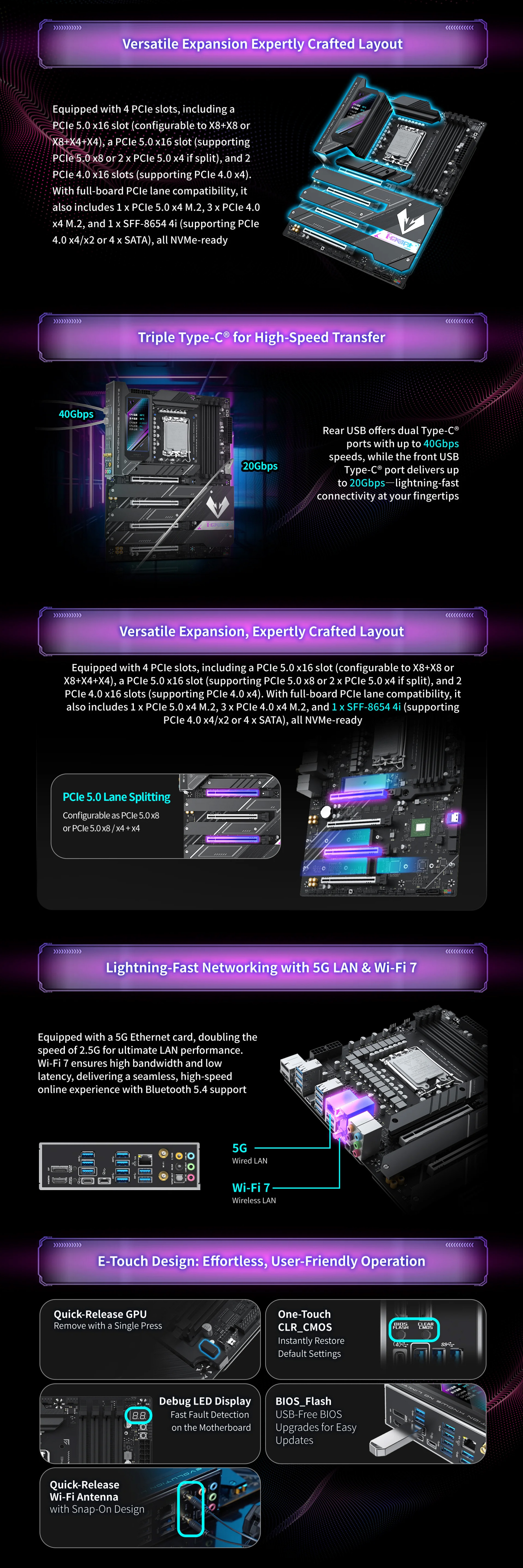 Intel-LGA-1851-MAXSUN-iCraft-Z890-Pacific-LGA-1851-ATX-Motherboard-MS-IC-Z890-PACIFIC-2