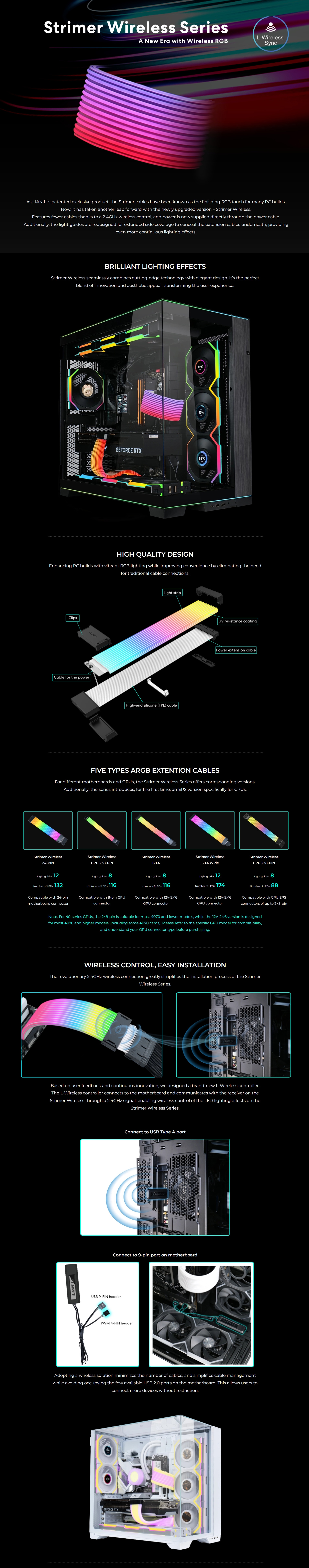 GPU-Accessories-Lian-Li-Strimer-Wireless-24-Pin-ARGB-Power-Extension-Cable-with-RF-Controller-PW24-1W-T-1