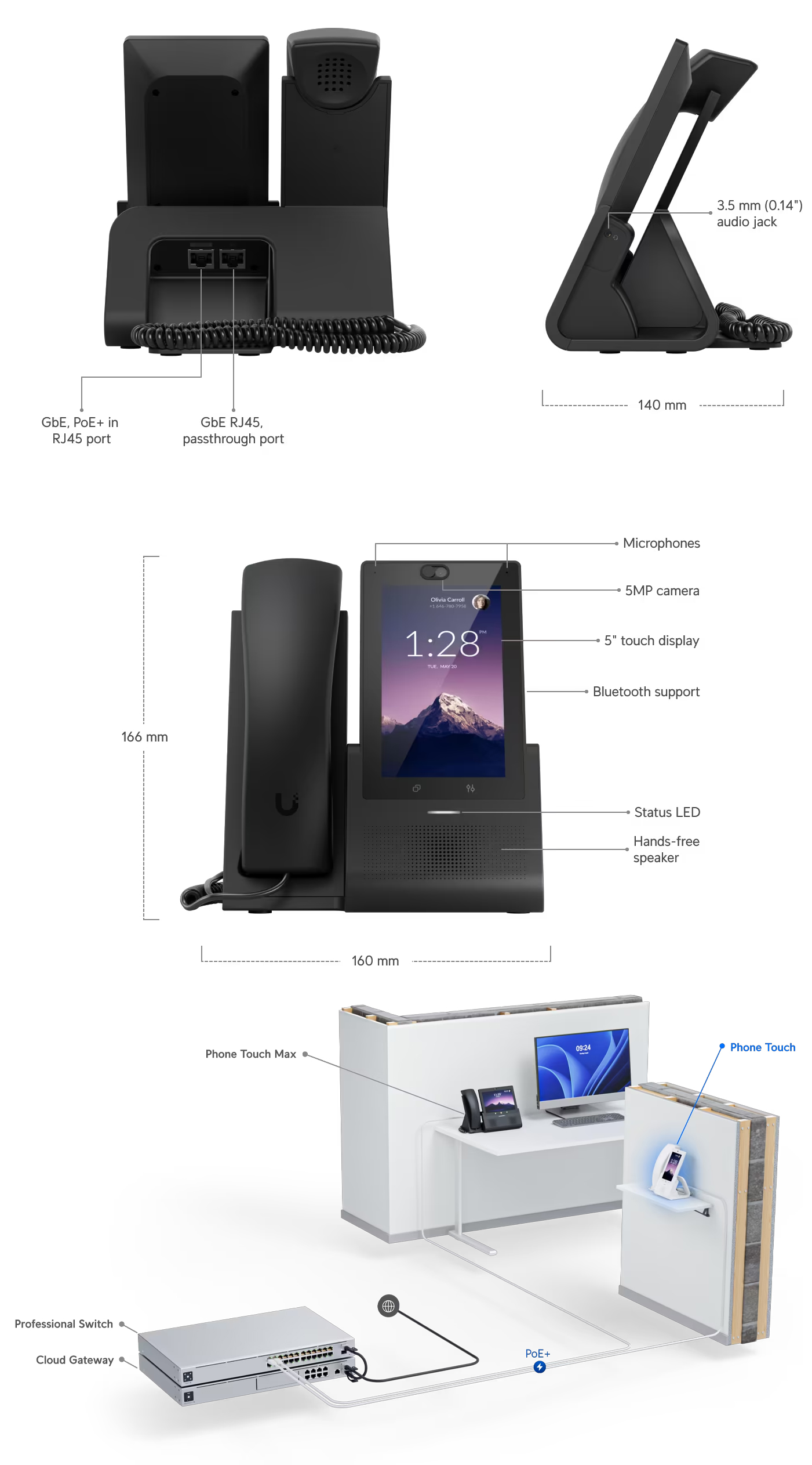 VOIP-Phones-Ubiquiti-UniFi-Touch-Versatile-Desktop-Smartphone-Black-UTP-Touch-Black-6