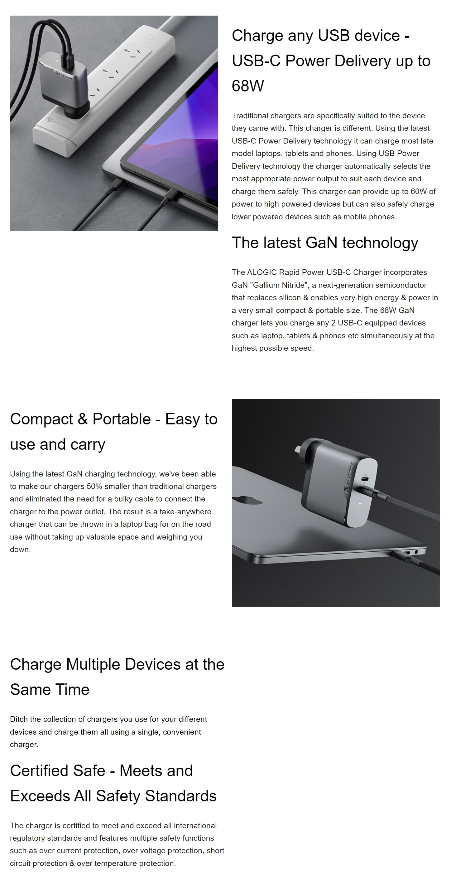 Monitor-Accessories-Alogic-2X68-Rapid-Power-68W-GaN-2-Port-Charger-with-USB-C-Charging-Cable-Space-Grey-WCG2X68SGR-ANZ-1