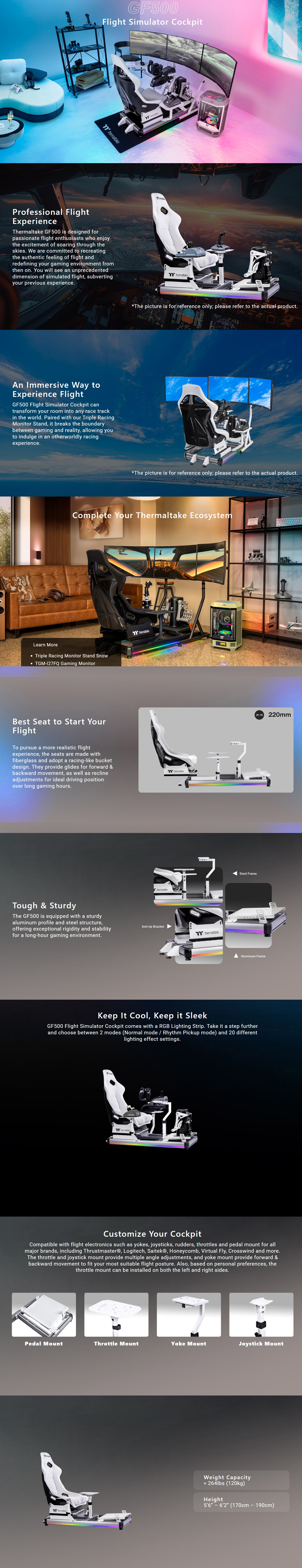 Thermaltake-GF500-Flight-Simulator-Cockpit-Snow-GSC-F50-CPASWH-01-1