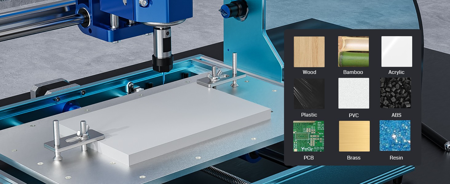 Laser-Engravers-Genmitsu-3018-PROVer-V2-CNC-Milling-Machine-Desktop-CNC-for-Beginner-with-Limit-Switches-Emergency-Stop-13