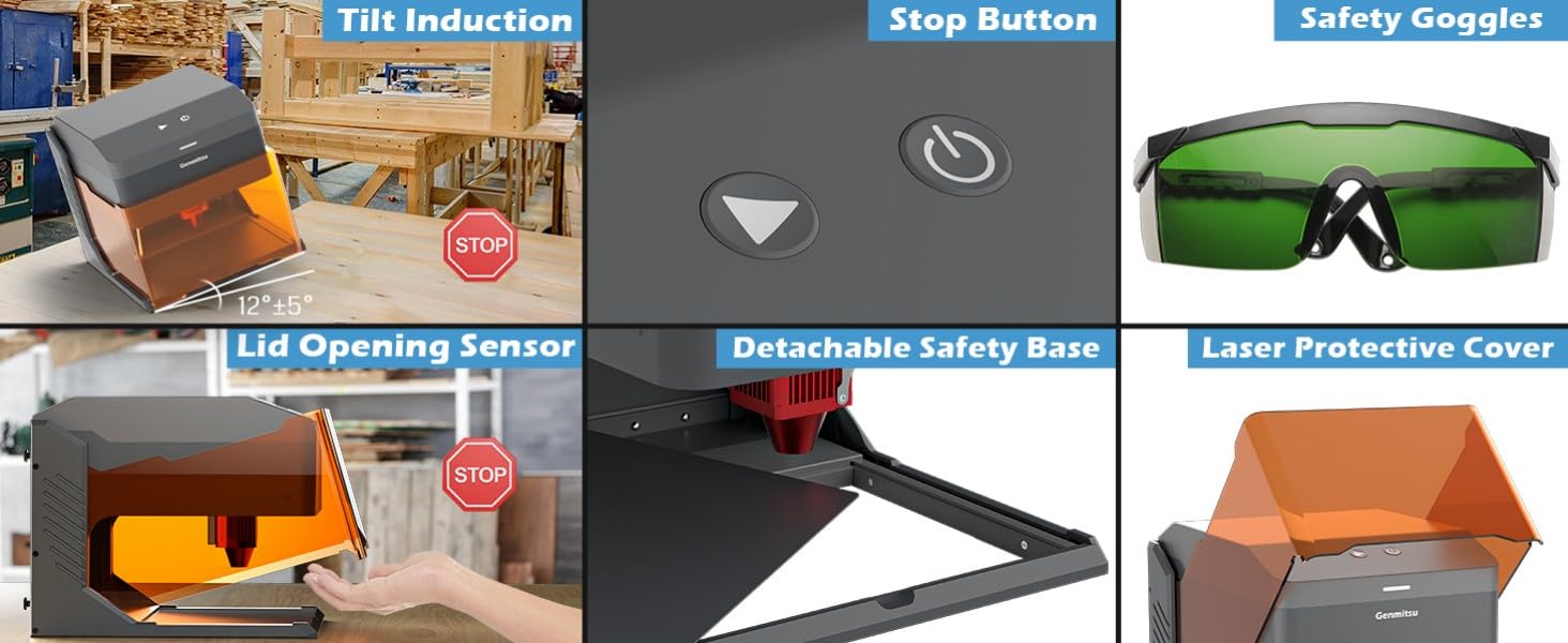 Laser-Engravers-Kiosk-5W-Laser-Engraver-Light-Weight-Portable-Laser-Engraver-Machine-Home-Laser-Cutter-3-9-x-3-9inch-Engraving-Area-Laser-Safety-Class-1-19