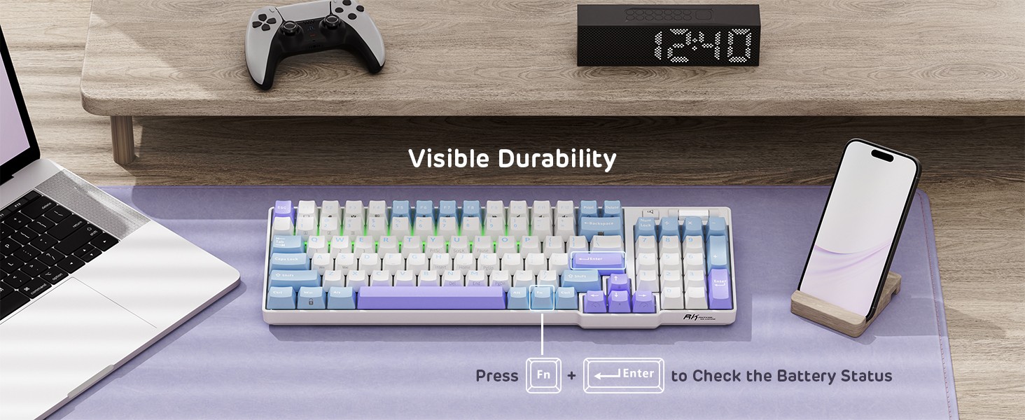 Keyboards-RK-ROYAL-KLUDGE-RK96-RGB-Limited-Ed-90-96-Keys-Wireless-3-Mode-BT5-0-2-4G-USB-C-Hot-Swappable-Mechanical-Keyboard-RK-Viridian-Switch-19