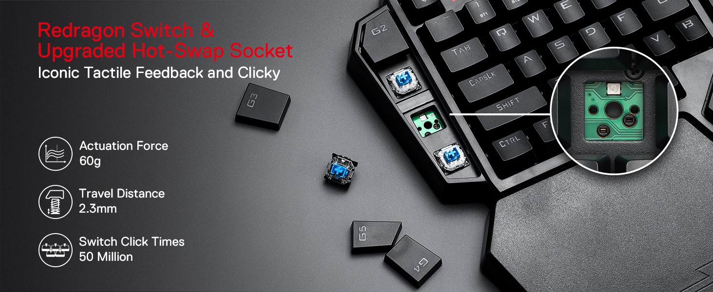 Keyboards-Redragon-K585-PRO-Wireless-One-Handed-Mechanical-Keyboard-42-Keys-3-Mode-RGB-40-Gaming-Keypad-Detachable-Wrist-Support-Blue-Switch-15