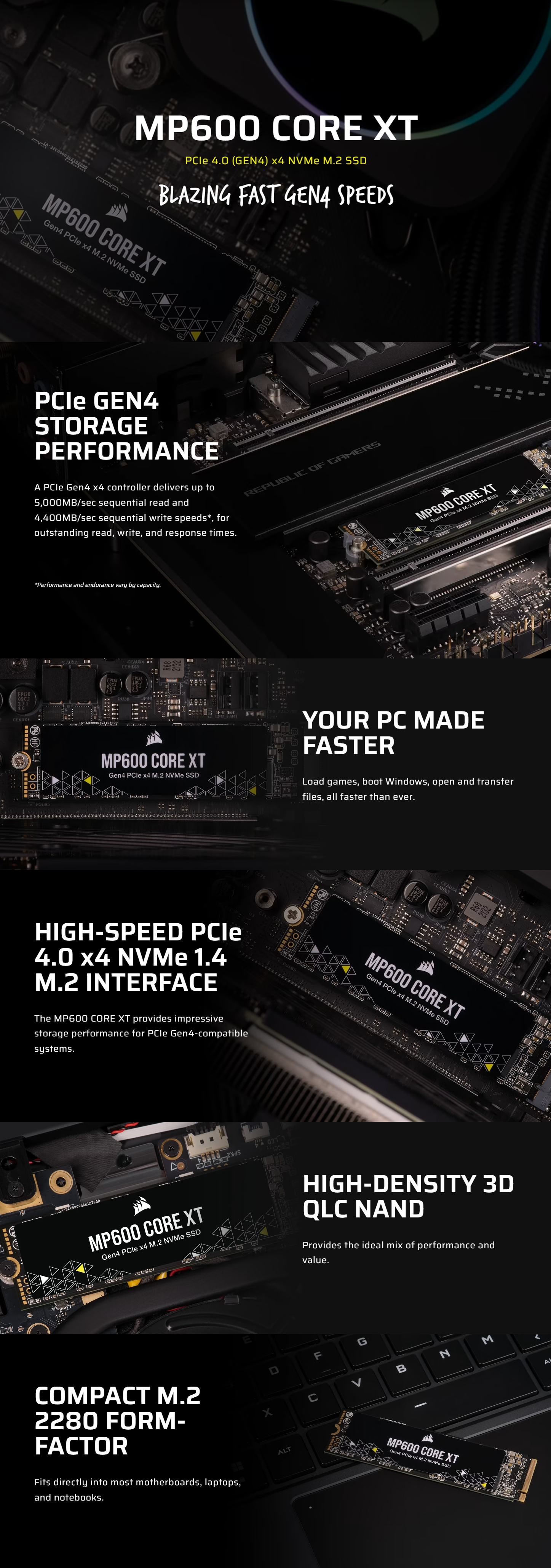 SSD-Hard-Drives-Corsair-MP600-Core-XT-2TB-PCIe-Gen4x4-NVMe-1-4-M-2-SSD-CSSD-F2000GBMP600CXTR2-1