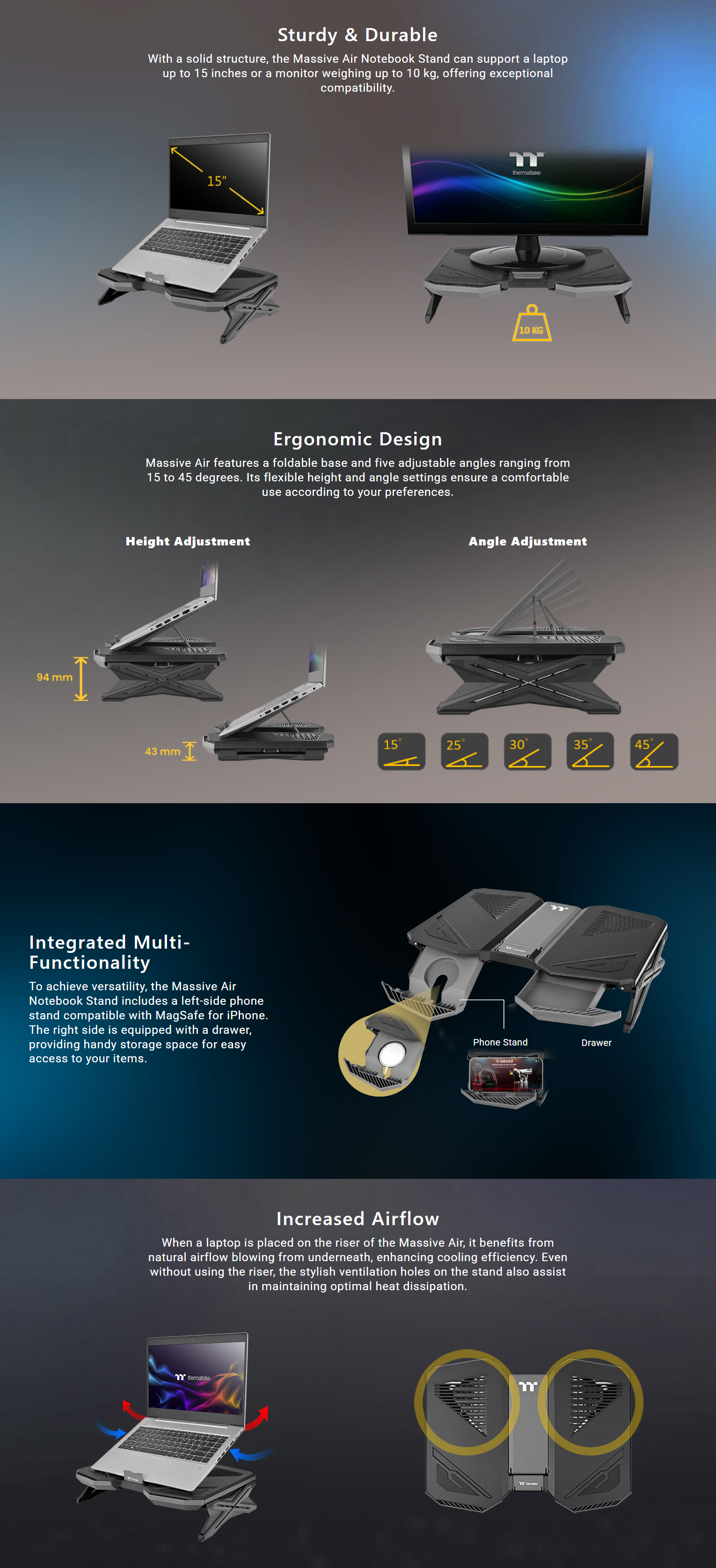 Laptop-Accessories-Thermaltake-Massive-Air-Notebook-Stand-CL-N022-PL00BL-A-1