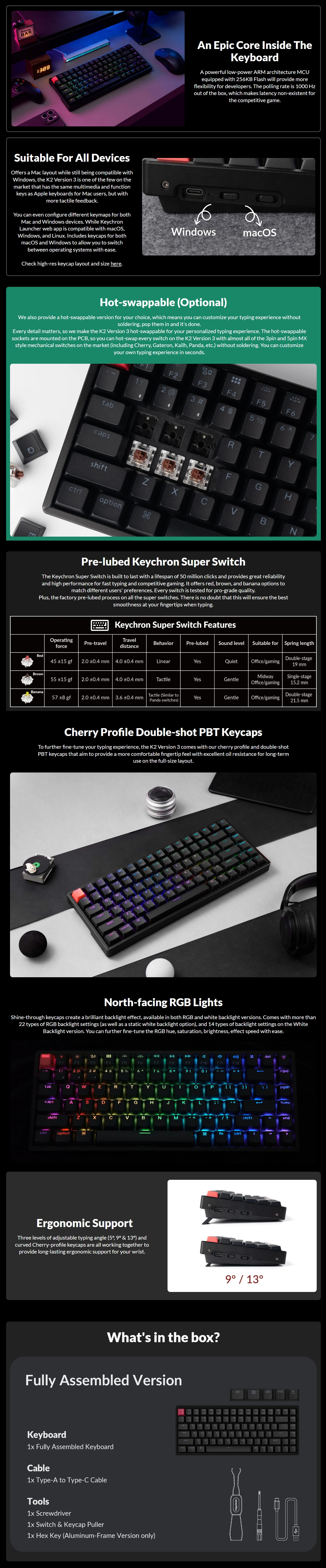 Keyboards-Keychron-K2v3-QMK-RGB-Backlit-Hot-Swap-Wireless-Mechanical-Keyboard-Aluminium-Frame-Brown-Switch-KBKCK2XJ3-2