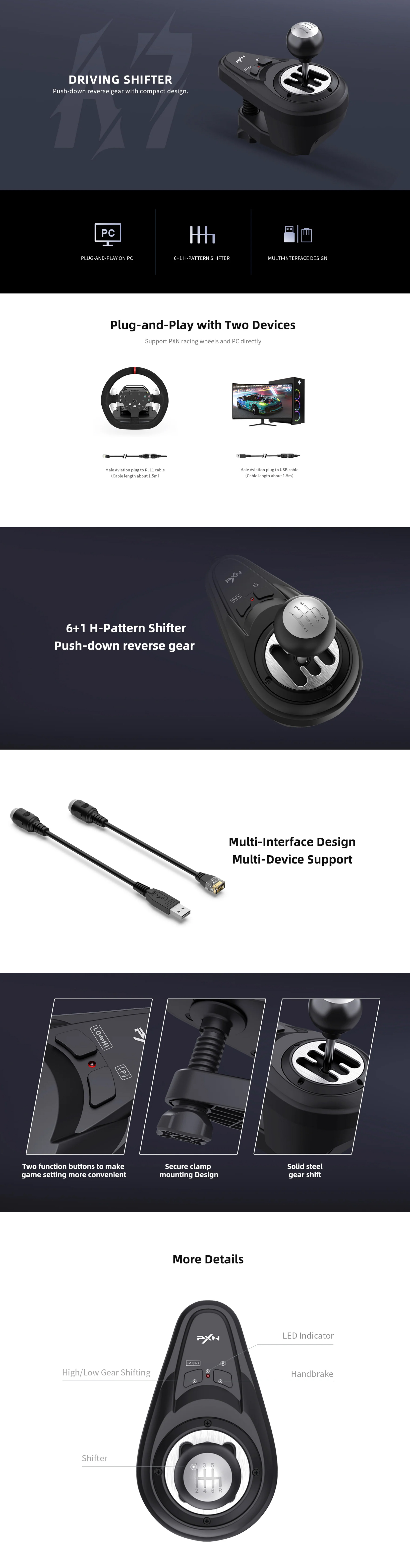 Racing-Wheels-PXN-Racing-6-1-Gear-Shifter-PXN-A7-1