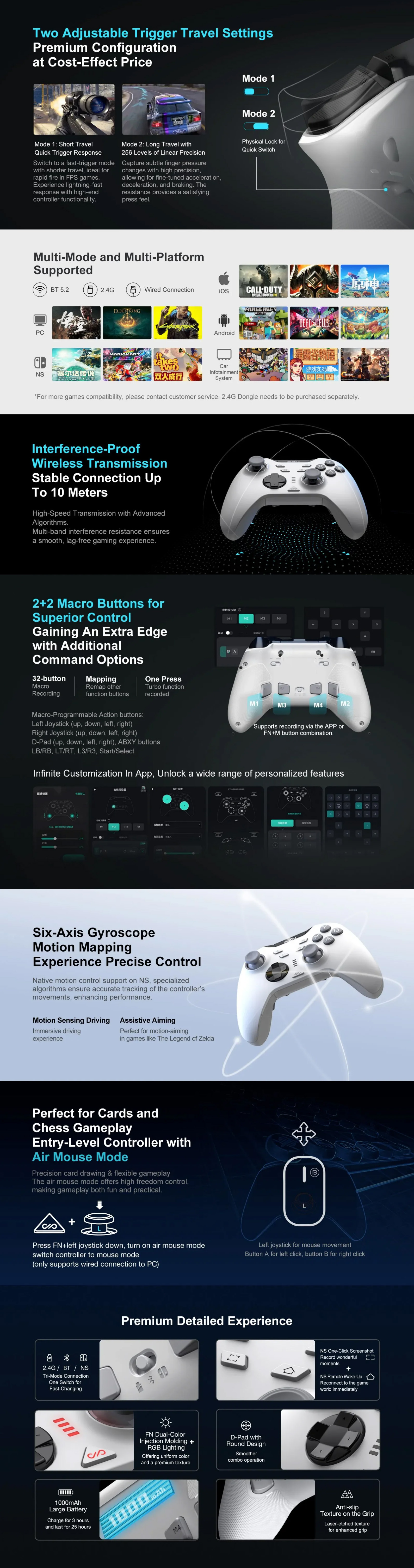 Controllers-PXN-Wireless-Gaming-Controller-Grey-PXN-P5-2