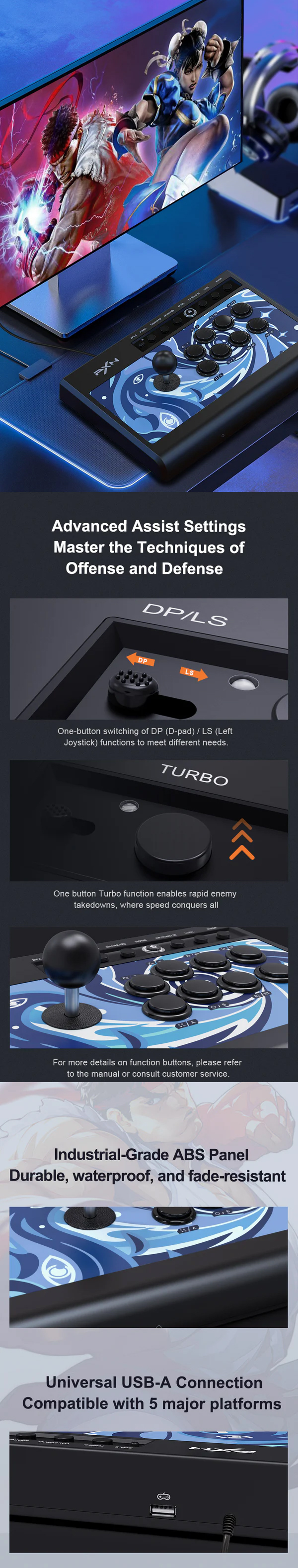 Joysticks-PXN-Arcade-Fighting-Stick-PXN-008-1