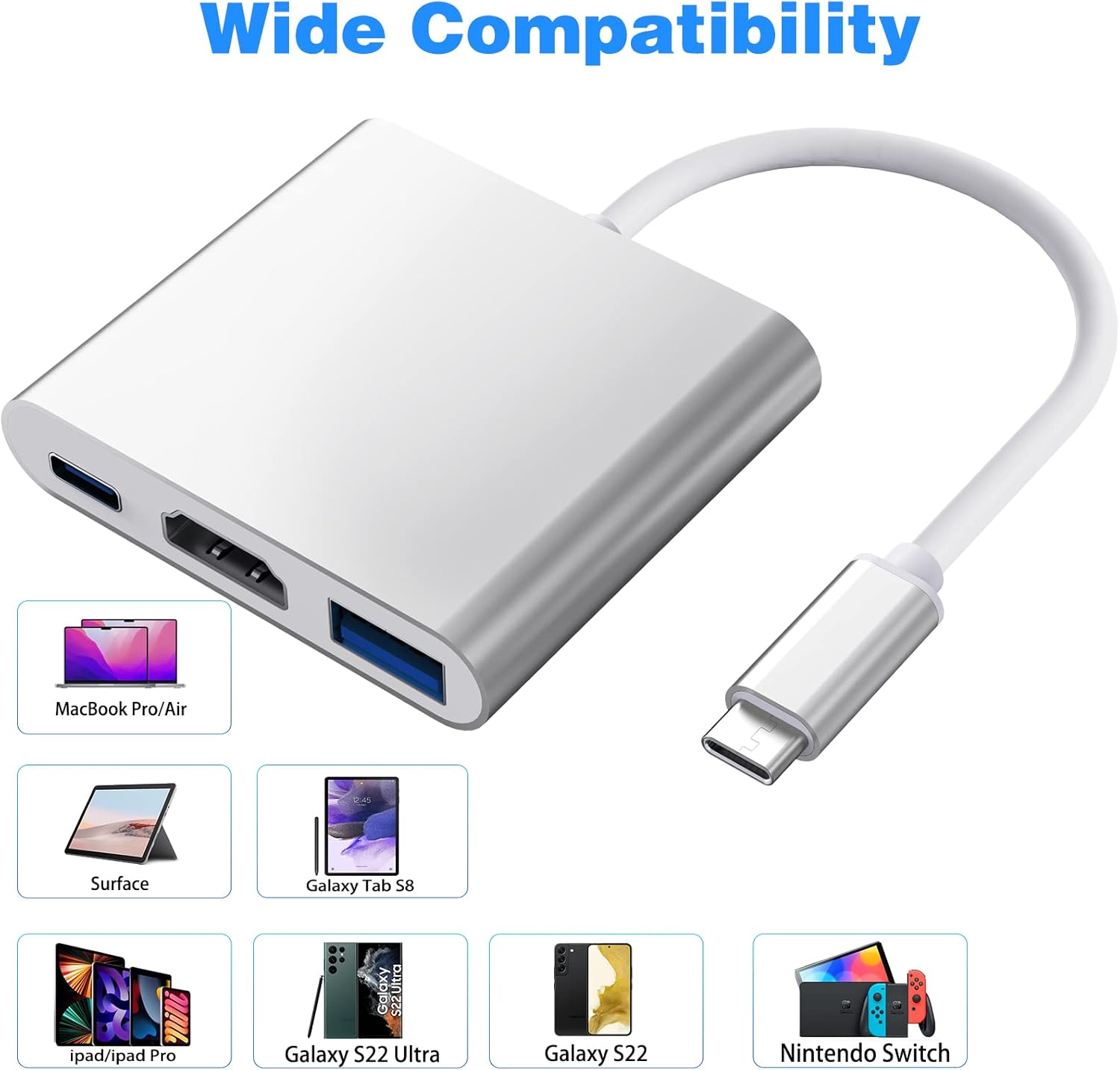 USB-Hubs-USB-C-Hub-3-in-1-Multiport-Adapter-HDMI-Adapter-4K-PD100W-Fast-Charging-USB-3-0-Port-Type-C-to-HDMI-4K-AV-Converter-for-iPhone-MacBook-iPad-etc-9