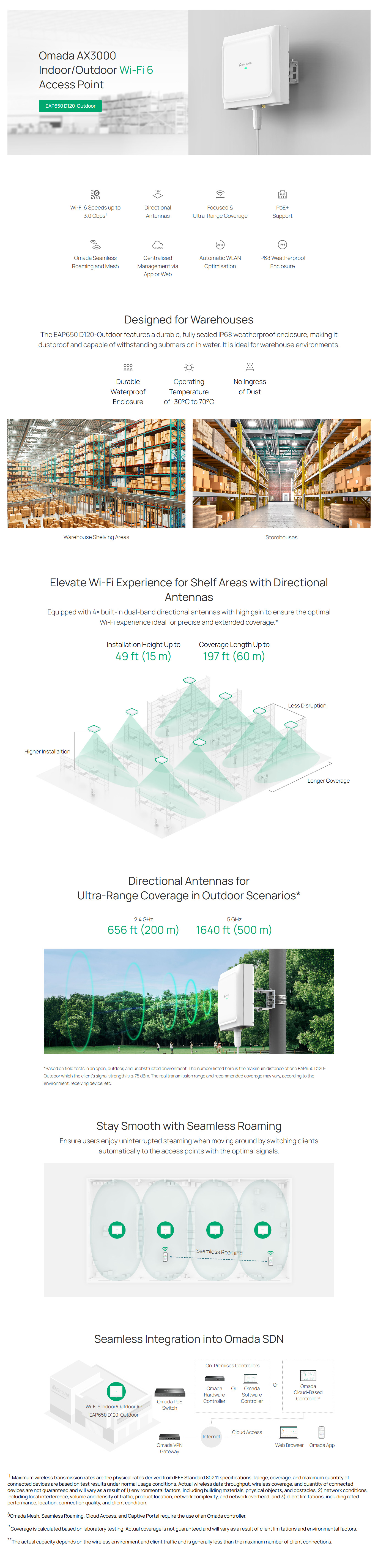 Wireless-Access-Points-WAP-TP-Link-Omada-AX3000-Indoor-Outdoor-WiFi-6-Access-Point-EAP650-D120-Outdoor-2