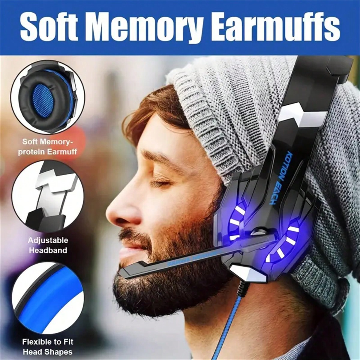 Gaming-Headset-Stereo-Headphones-for-PS4-PC-Xbox-One-PS5-Controller-Noise-Cancelling-Over-Ear-Headphones-Mic-LED-Light-Bass-Surround-Memory-Earmuffs-11