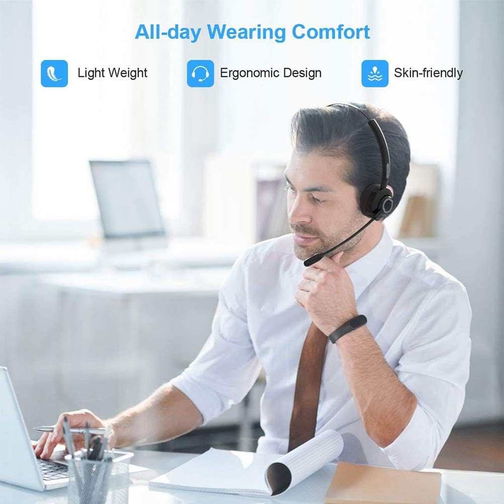 Trucker-Bluetooth-Headset-Car-Wireless-Headset-with-Mic-Noise-Cancelling-Office-Headset-On-Ear-Bluetooth-Headphones-for-Home-Office-Call-Center-18
