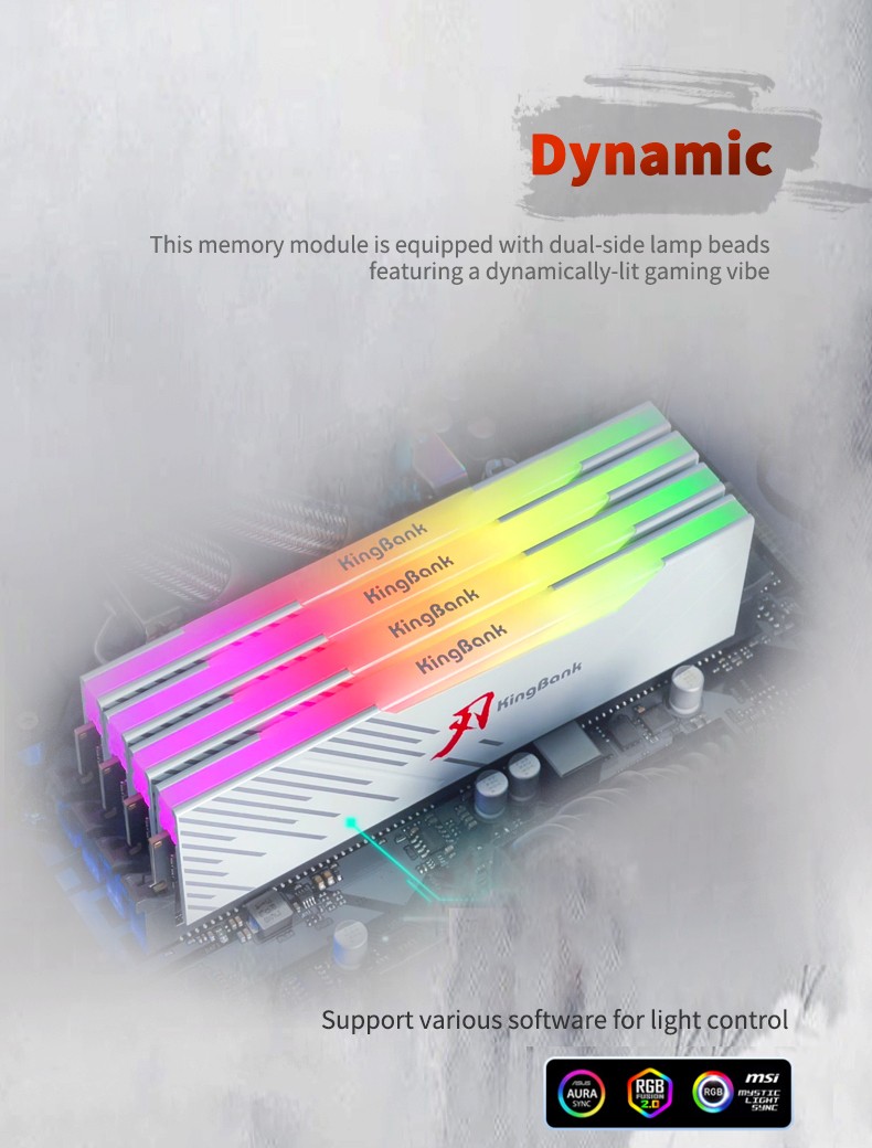 Memory-RAM-Kingbank-KRRW-DDR5-6000MHz-16GB-2-UDIMM-A-Hynix-CL28-White-RGB-19