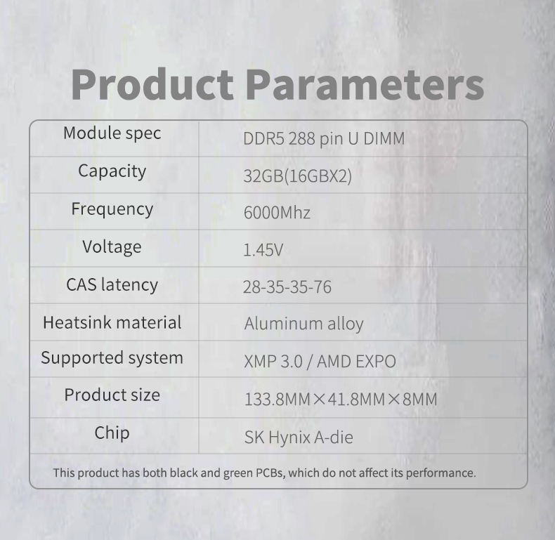 Memory-RAM-Kingbank-KRRW-DDR5-6000MHz-16GB-2-UDIMM-A-Hynix-CL28-White-RGB-27