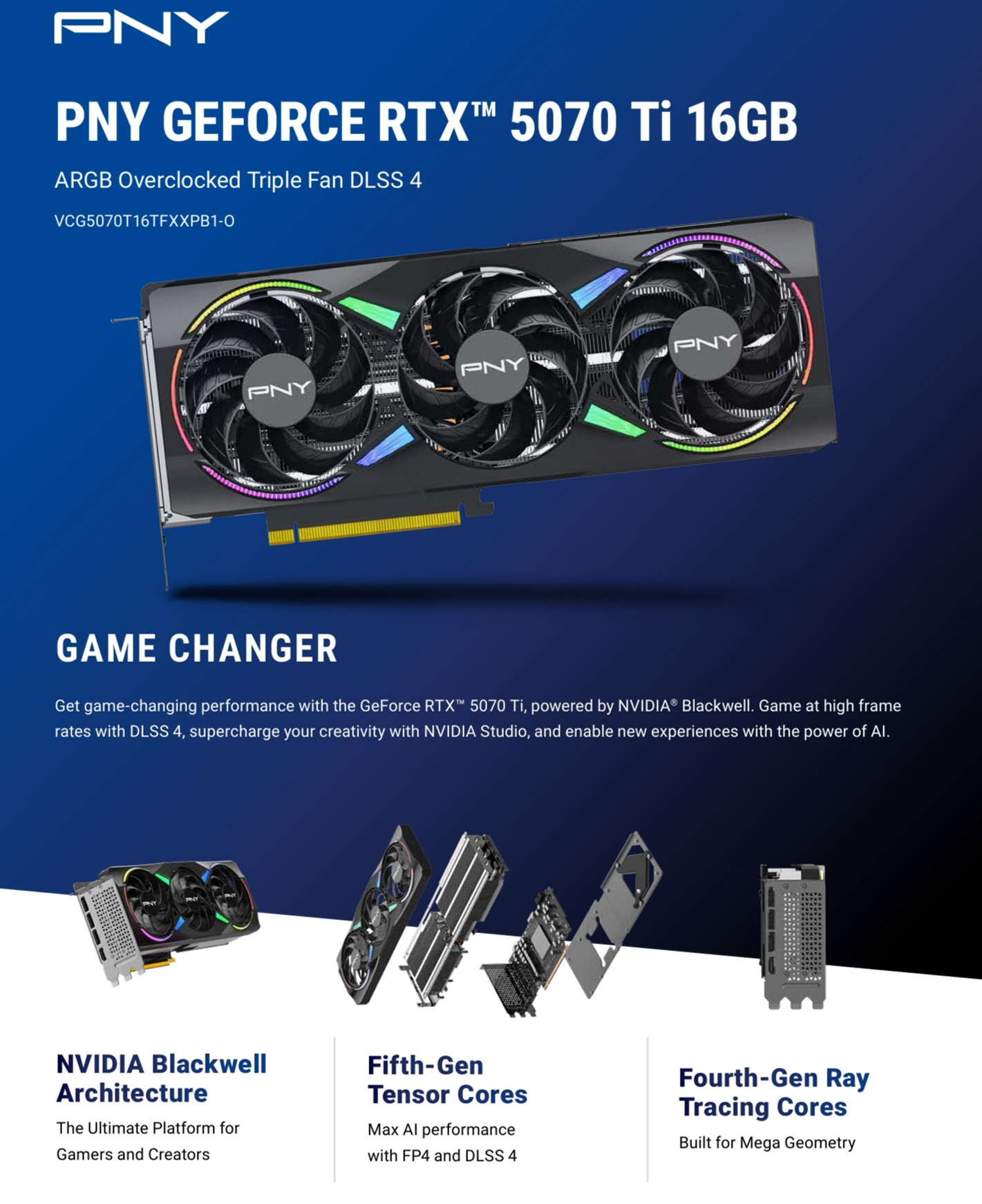 PNY-GeForce-RTX-5070-Ti-ARGB-EPIC-X-RGB-OC-Triple-Fan-16G-Graphics-Card-VCG5070T16TFXXPB1-O-1