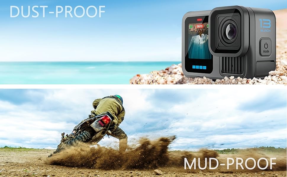Action-Camera-60M-196FT-Waterproof-Case-for-Go-Pro-Hero-13-Hero-12-Hero-11-Hero-10-Hero-9-Protective-Underwater-Dive-Housing-Shell-black-10