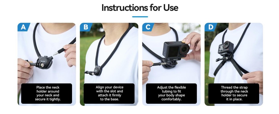 Neck-Mount-with-Air-Cushion-Action-Camera-Chest-Strap-Hand-Free-POV-Vlog-Selfie-Mount-for-GoPro-Hero-13-5-Insta360-X3-X4-Ace-Pro-DJI-Action3-4-5Pro-13