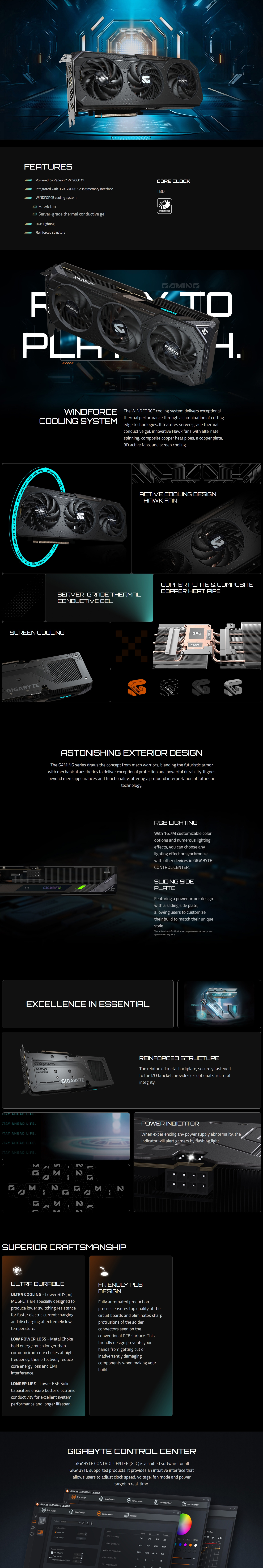 Gigabyte-Radeon-RX-9060-XT-Gaming-8G-Graphics-Card-GV-R9060XTGAMING-8GD-1