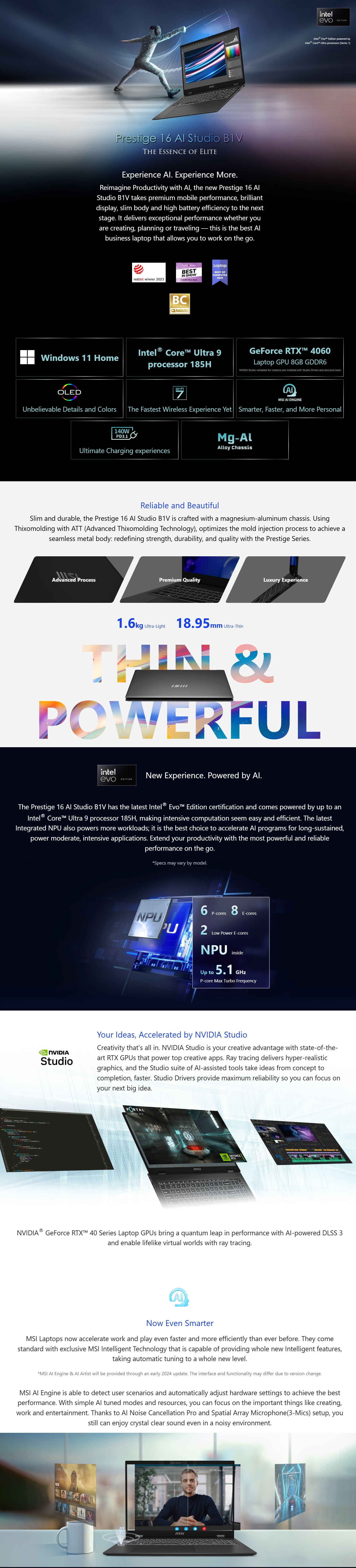 MSI-Laptops-MSI-Prestige-16-AI-Studio-B1VFG-16in-QHD-Ultra-9-185H-RTX-4060-1TB-SSD-32GB-RAM-W11H-Laptop-Prestige-16-AI-Studio-B1VFG-262AU-1