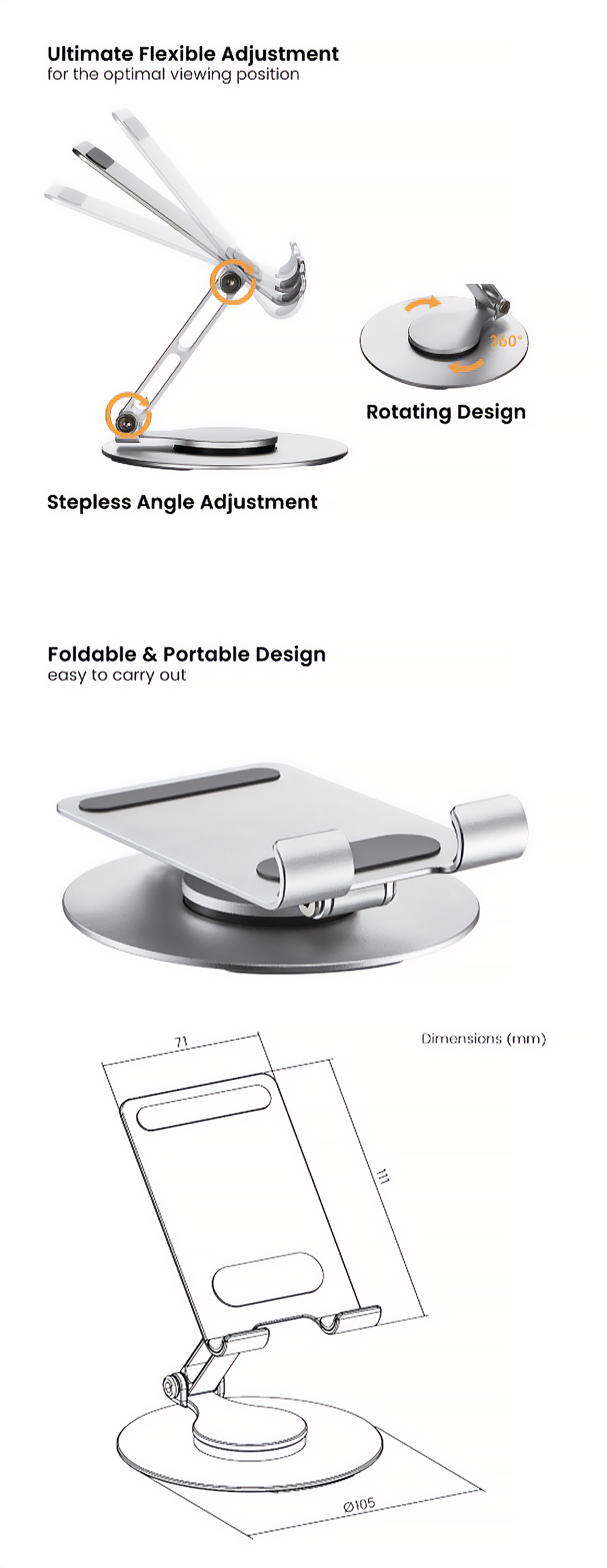 Phone-Stands-Brateck-Folding-Aluminum-Phone-and-Tablet-Stand-with-360-Rotation-PHS06-6-1