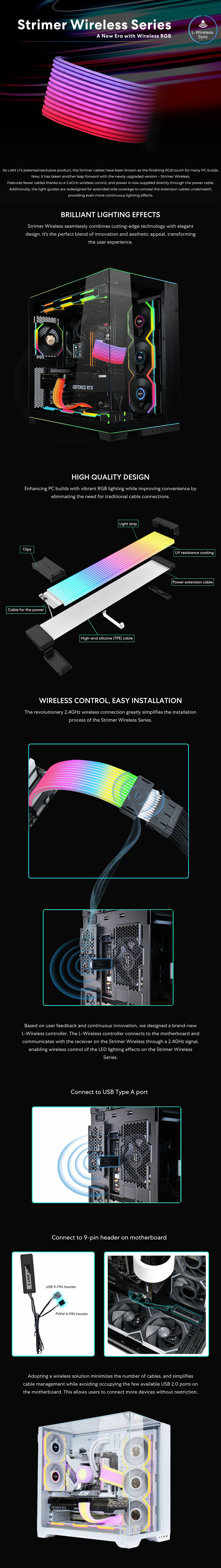 CPU-Cooling-Lian-Li-Strimer-Wireless-3x8-Pin-ARGB-Power-Cable-with-2-4GHz-Signal-PW12-1W-4