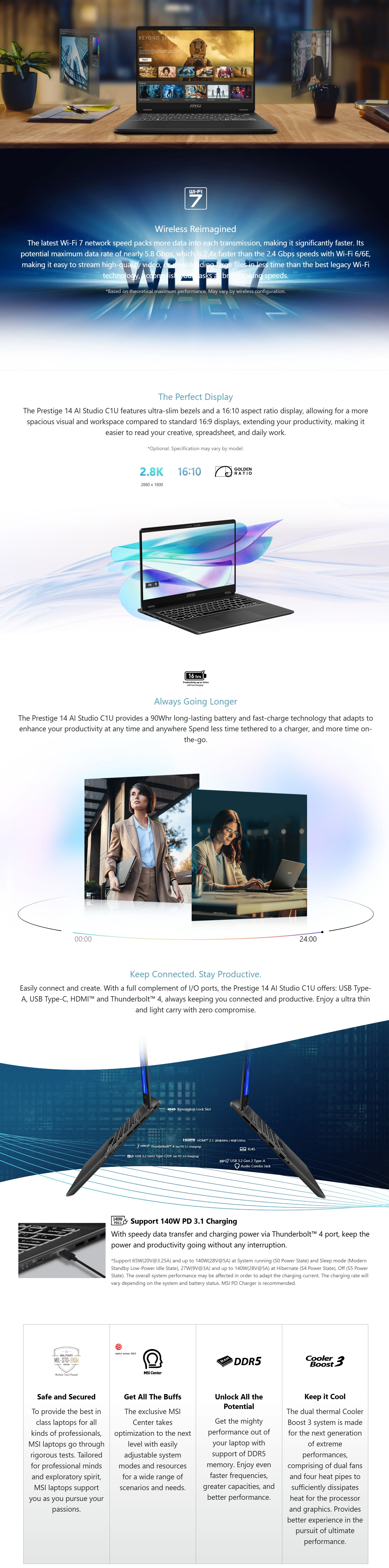 MSI-Laptops-MSI-Prestige-14-AI-Studio-C1UDXG-14in-Ultra-7-155H-RTX-3050-1TB-SSD-16GB-RAM-W11P-Laptop-Prestige-14-AI-Studio-C1UDXG-019AU-2