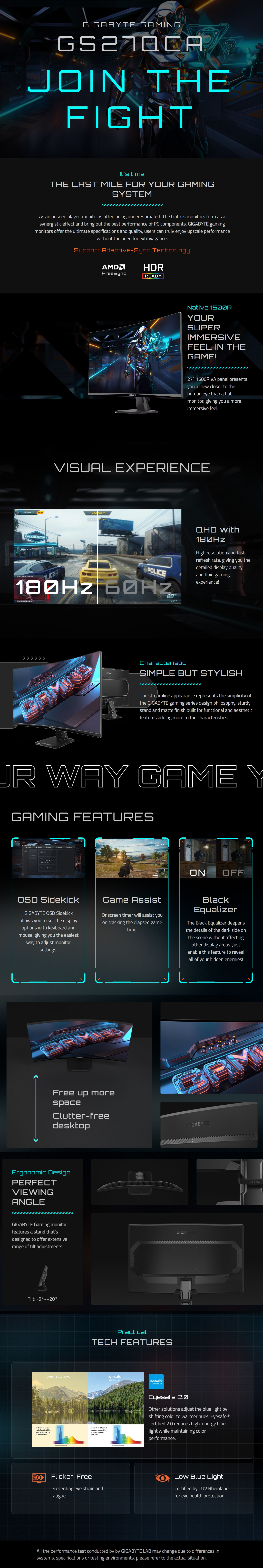 Monitors-Gigabyte-27in-QHD-VA-180Hz-FreeSync-Gaming-Monitor-GS27QCA-1